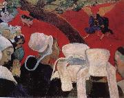 Paul Gauguin the vision afer the oil painting on canvas